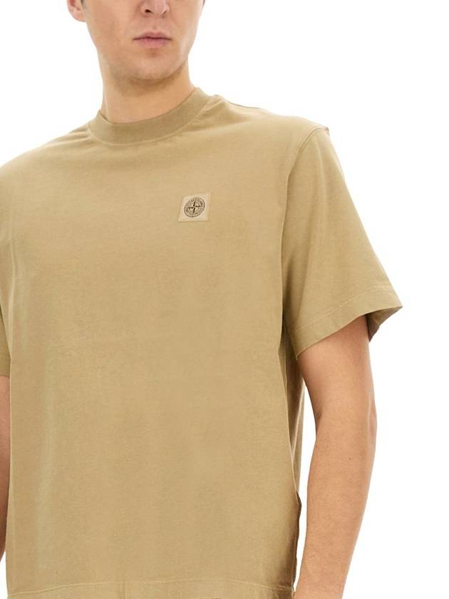 Stone Island T-Shirt With Logo - STONE ISLAND - BALAAN 4