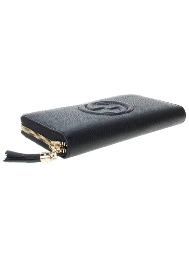 Soho Zipper Tassel Long Wallet Black - GUCCI - BALAAN 6