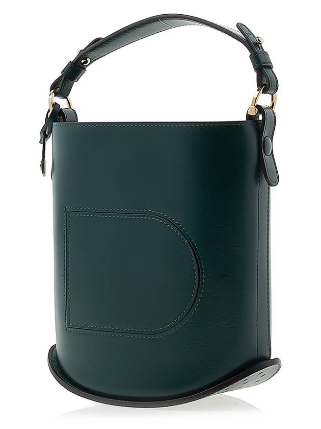 Pin Small Bucket Bag Green - DELVAUX - BALAAN 3