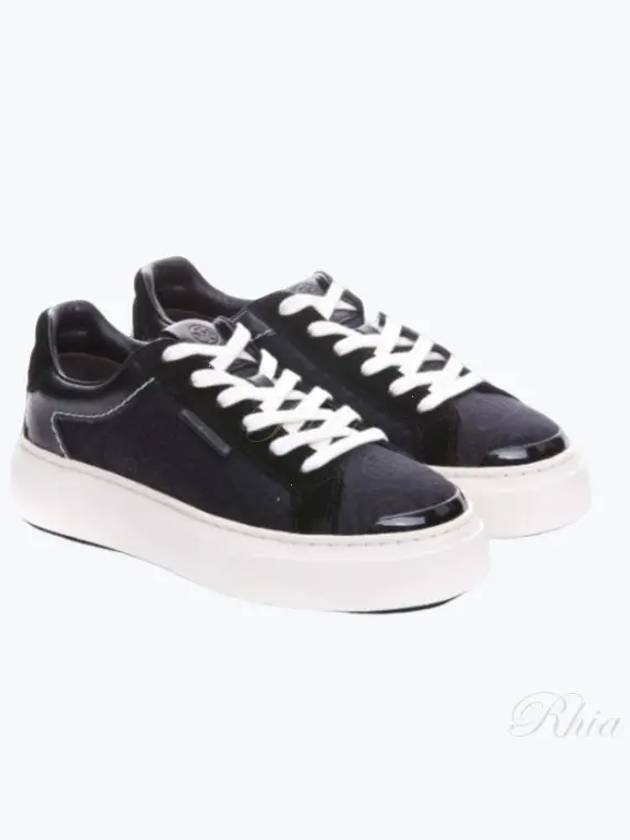 T Monogram Ladybug Low Top Sneakers Black - TORY BURCH - BALAAN 2