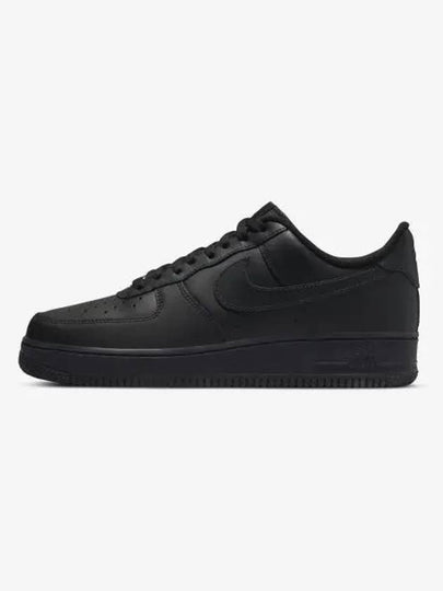 Air Force 1 '07 Low Top Sneakers Triple Black - NIKE - BALAAN 2