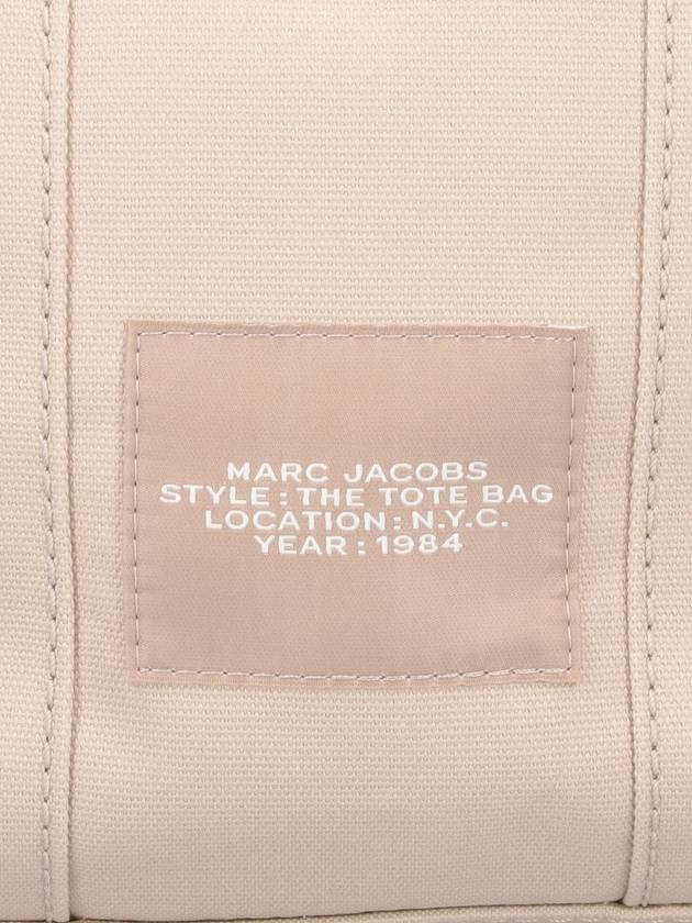 Logo Small Canvas Tote Bag Brown - MARC JACOBS - BALAAN 5