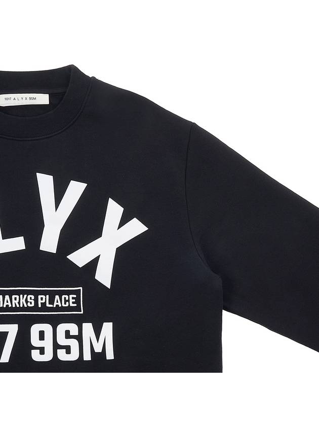 Logo Printing Sweatshirt Black - 1017 ALYX 9SM - BALAAN 5