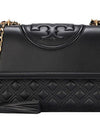 Fleming Convertible Shoulder Bag Black - TORY BURCH - BALAAN 3