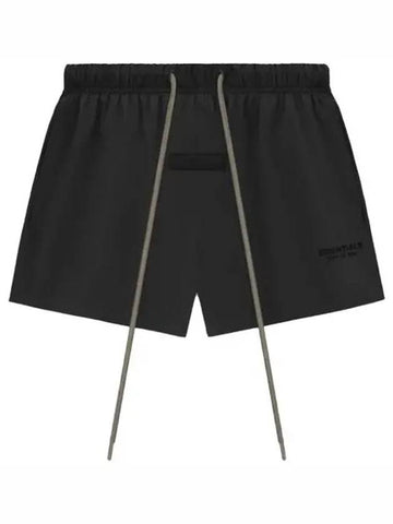 Essential Logo Patch Nylon Running Shorts Black Men s Pants 160SU244210F 001 - FEAR OF GOD - BALAAN 1