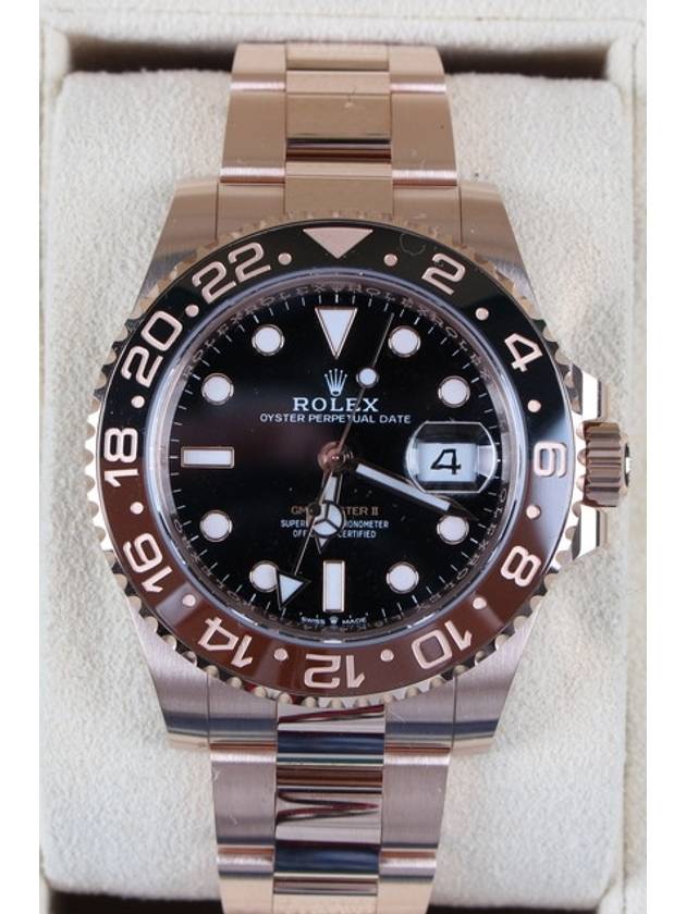 Rolex GMT Master 2 Root Beer Rose Gold 21 Years - ROLEX - BALAAN 3