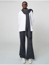 Wide Slit Track Pants Charcoal - ATHPLATFORM - BALAAN 5