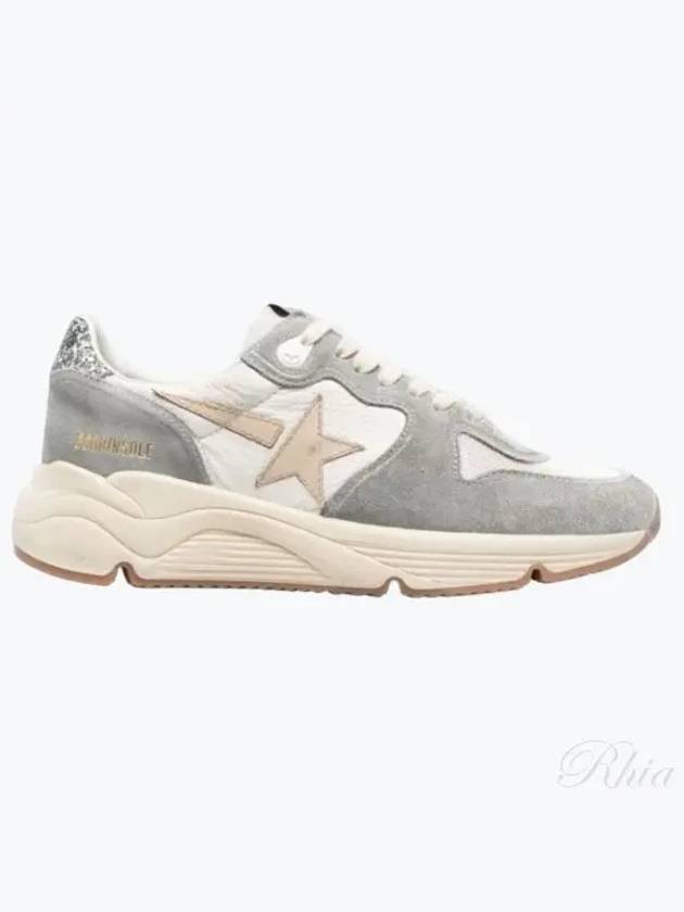 Running Sole Canvas Toe Star Low Top Sneakers Grey - GOLDEN GOOSE - BALAAN 2