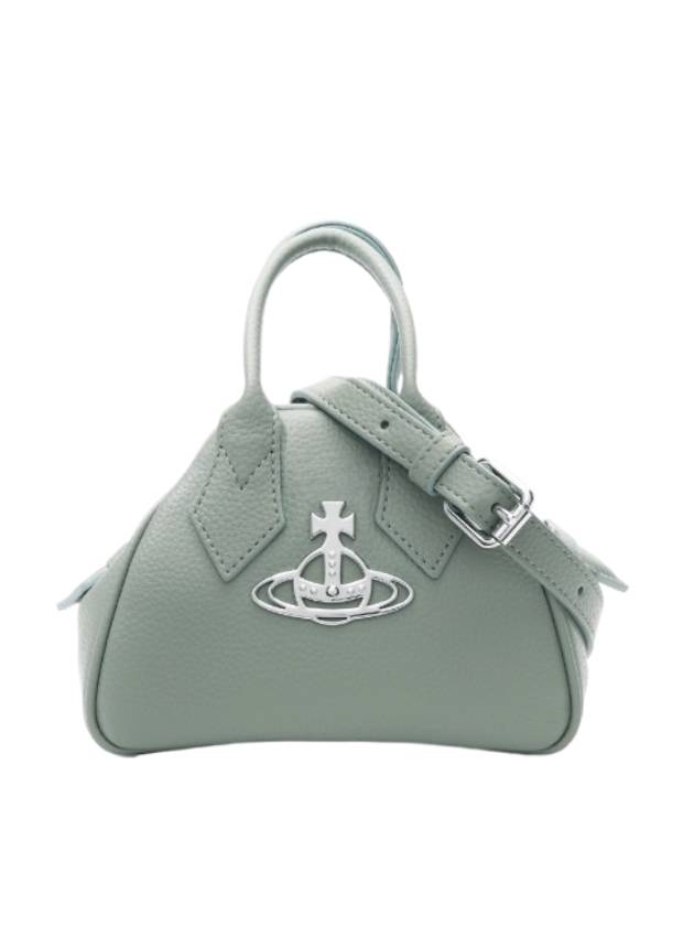 Logo Mini Yasmin Tote Bag Light Green - VIVIENNE WESTWOOD - BALAAN 1