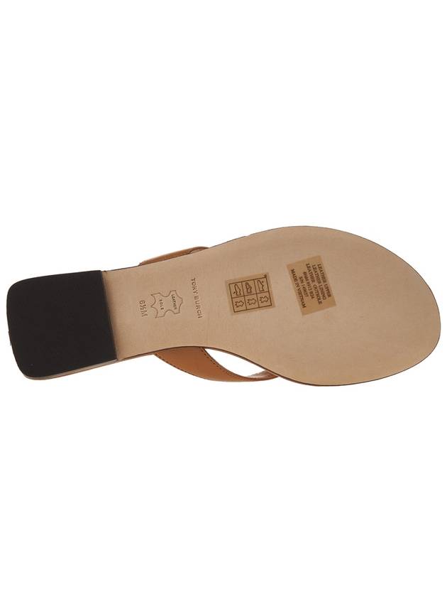 tongue strap leather flip flops - TORY BURCH - BALAAN 6