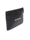 Women s Balenciaga 485110 Black Leather Everyday Logo Clutch gt Pouch Gangbuk used luxury goods - BALENCIAGA - BALAAN 3