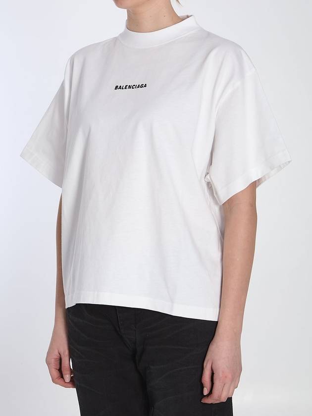 Cropped logo t-shirt - BALENCIAGA - BALAAN 2