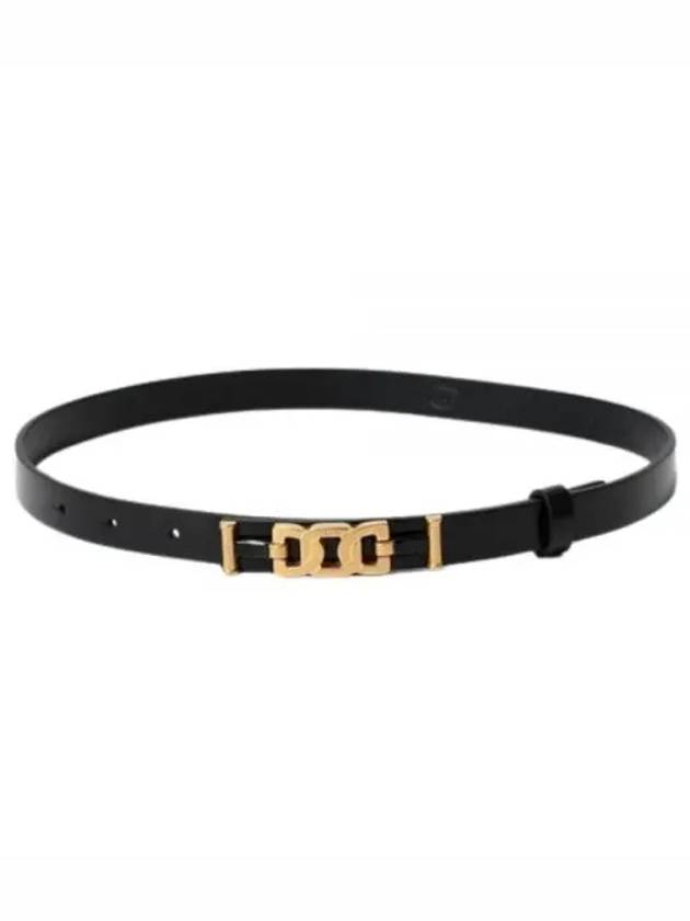 Logo Buckle Leather Belt Black - TOD'S - BALAAN 2