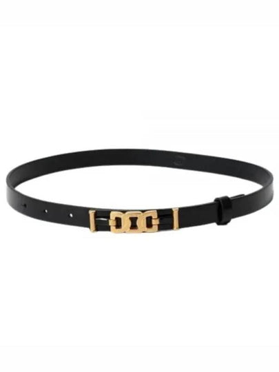 Logo Buckle Leather Belt Black - TOD'S - BALAAN 2