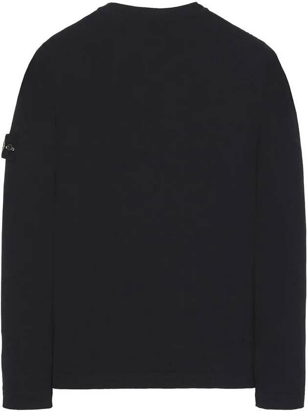 Wappen Patch Crew Neck Knit Top Navy - STONE ISLAND - BALAAN 4