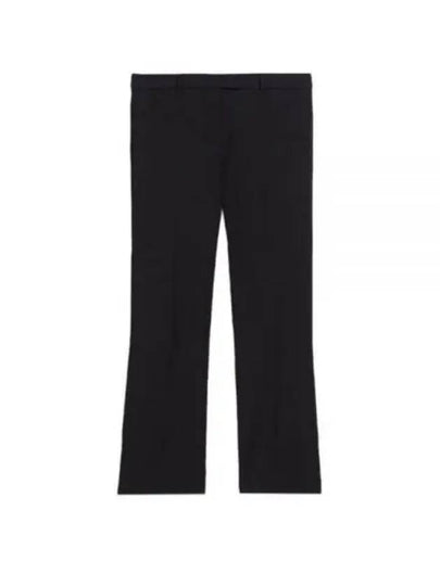 Umanita Cotton Crop Pants Black - MAX MARA - BALAAN 2