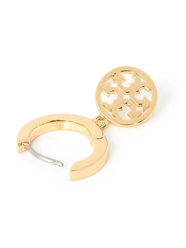 Miller Huggie Hoop Earrings Gold - TORY BURCH - BALAAN 5