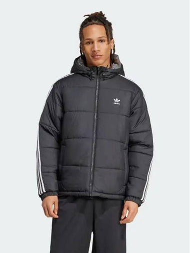 Adicolor Reversible Jacket Men s Original Black Gray Four JD9071 736669 - ADIDAS - BALAAN 1