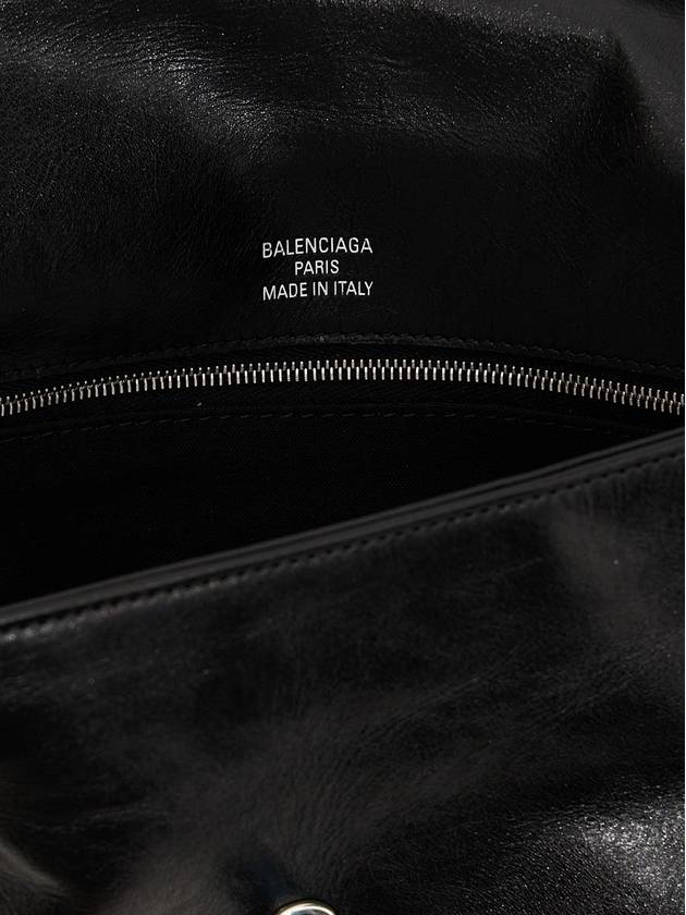 Women's BB Soft Large Flap Shoulder Bag Black - BALENCIAGA - BALAAN 5