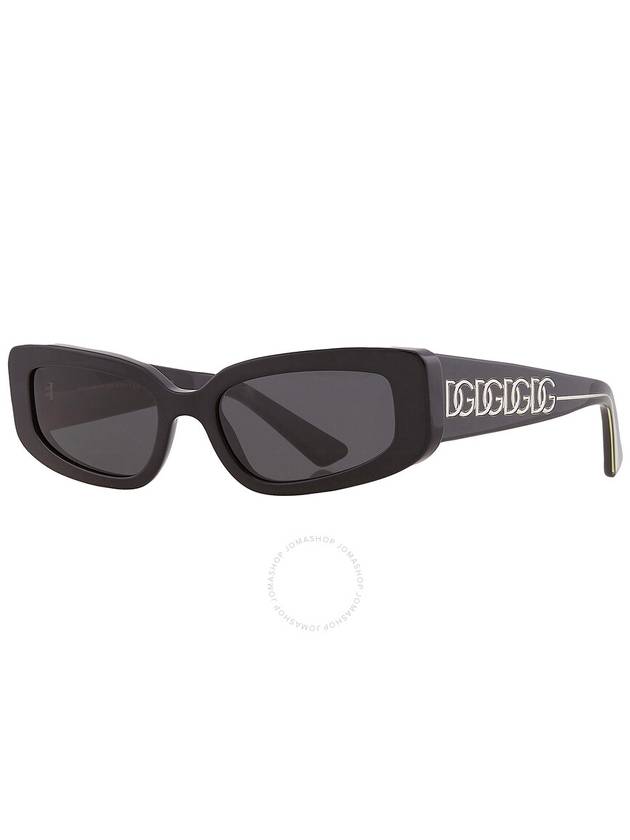 Dolce and Gabbana Dark Grey Cat Eye Ladies Sunglasses DG4445 501/87 54 - DOLCE&GABBANA - BALAAN 2