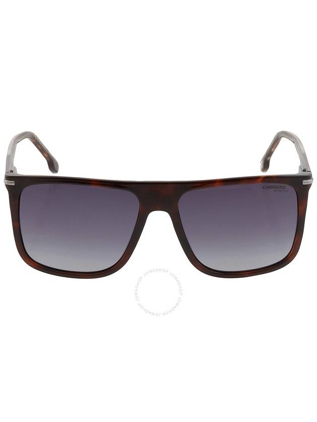 Carrera Grey Shaded Browline Men's Sunglasses CARRERA 278/S 0086/9O 58 - CARRERA - BALAAN 1