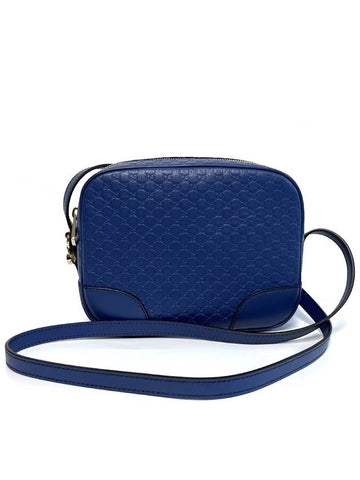 GG Cima Cross Disco Bag 449413 BMJ1G Blue - GUCCI - BALAAN 1