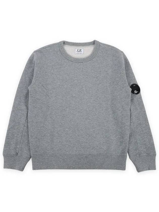 Kids U16 Basic Fleece Lens Sweatshirt Grey - CP COMPANY - BALAAN 2