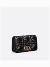 Caro Macrocannage Mini Cross Bag Black - DIOR - BALAAN 3