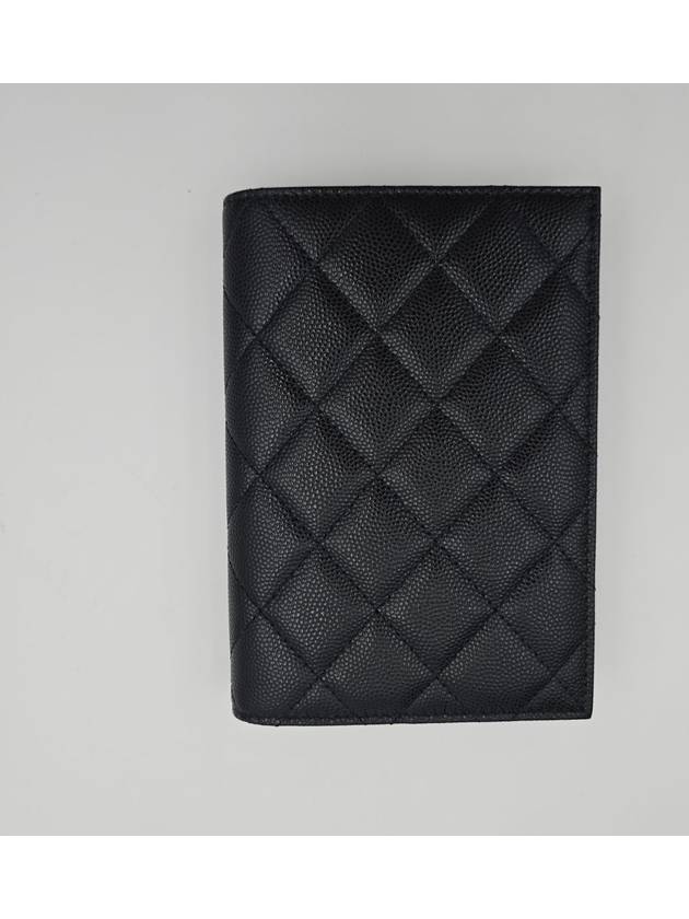 24B Passport Wallet Caviar Card Case Crystal Black AP4182 - CHANEL - BALAAN 8