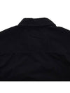 Men's Lens Wappen One Pocket Zip Up Jacket Black - CP COMPANY - BALAAN 10