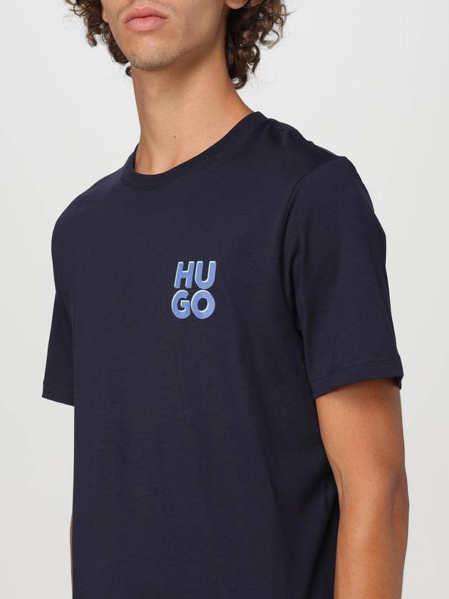 T-shirt Hugo in cotone con logo - HUGO BOSS - BALAAN 3