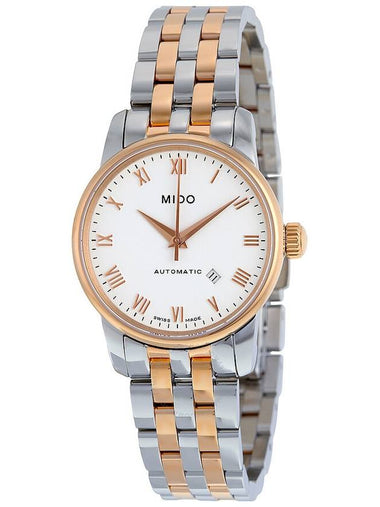 Mido Baroncelli Automatic White Dial Two-tone Ladies Watch M76009N61 - MIDO - BALAAN 1