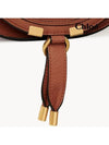 Marcie Saddle Small Grained Leather Cross Bag Tan - CHLOE - BALAAN 5