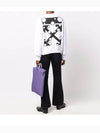 Bubble Arrow Crew Neck Sweatshirt White - OFF WHITE - BALAAN 7