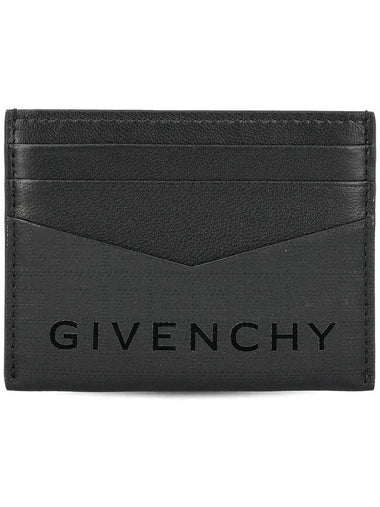 4G Nylon Card Wallet Black - GIVENCHY - BALAAN 1