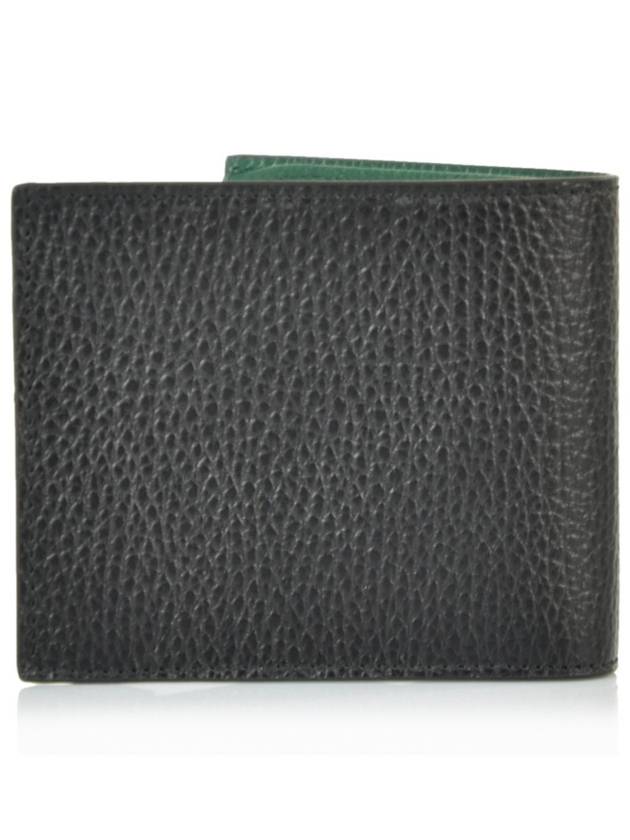 GG Interlocking Two Tone Half Wallet Black - GUCCI - BALAAN 4