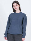 Soft Hazy Wool Round Knit Blue - CHANCE'S NOI - BALAAN 4