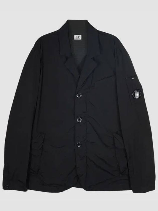 Nycra-R Blazer Jacket Black - CP COMPANY - BALAAN 1