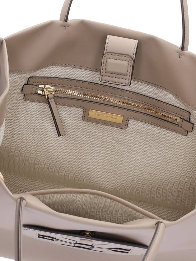 Ella Eco Small Tote Bag Beige - TORY BURCH - BALAAN 5