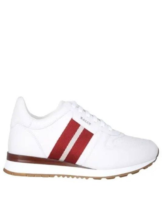 Astel Leather Low Top Sneakers White - BALLY - BALAAN 2