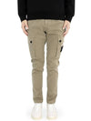 Compass Badge Cargo Straight Pants Navy - STONE ISLAND - BALAAN 4