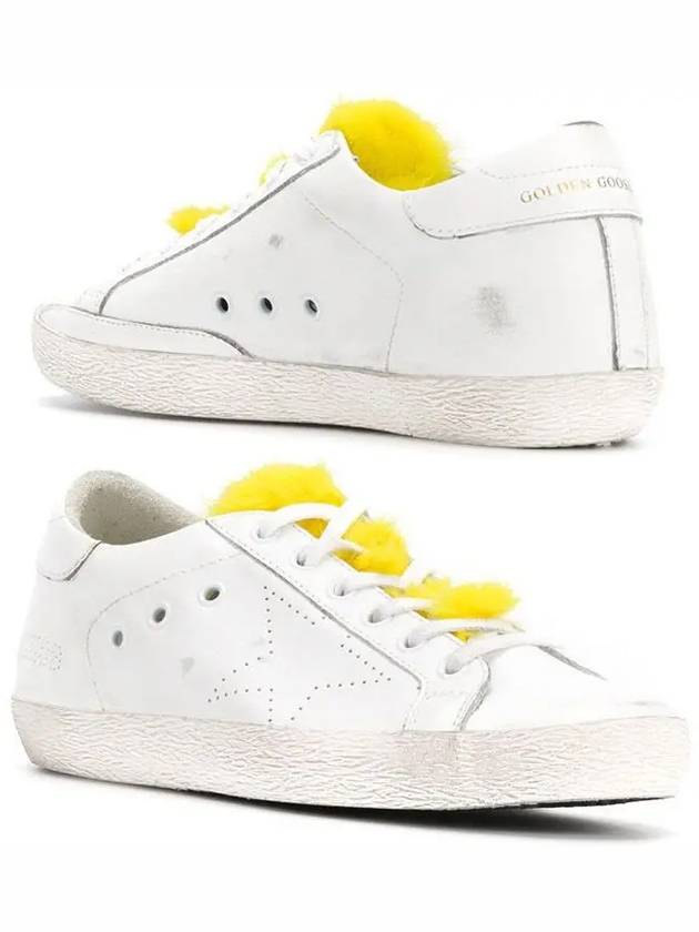 Women's Superstar Fur Low Top Sneakers White - GOLDEN GOOSE - BALAAN 2