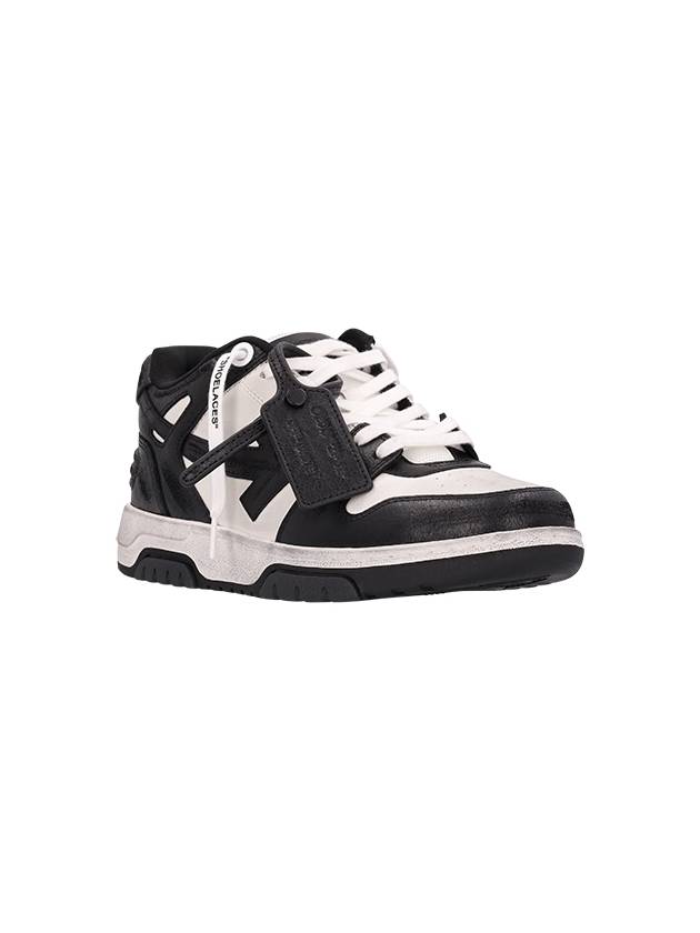 Out of Office Low Top Sneakers White Black - OFF WHITE - BALAAN 3