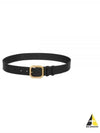 Abbey Vintage Calfskin Belt Black - CELINE - BALAAN 2