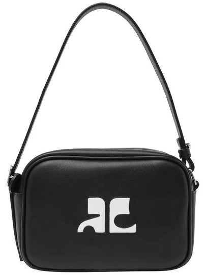 Leather Top Handle Cross Bag Black - COURREGES - BALAAN 2