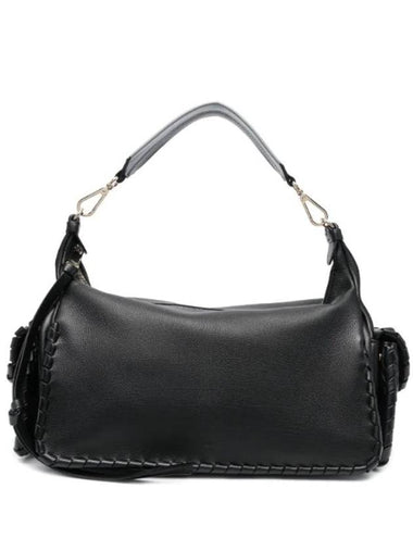 Nahir Leather Shoulder Bag Black - CHLOE - BALAAN 1