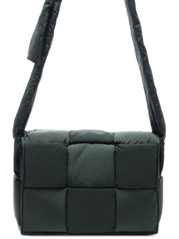 Cassette Padded Tech Small Cross Bag Green - BOTTEGA VENETA - BALAAN 3