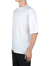 Graphic Print Short Sleeve T-shirt White - STONE ISLAND - BALAAN 4