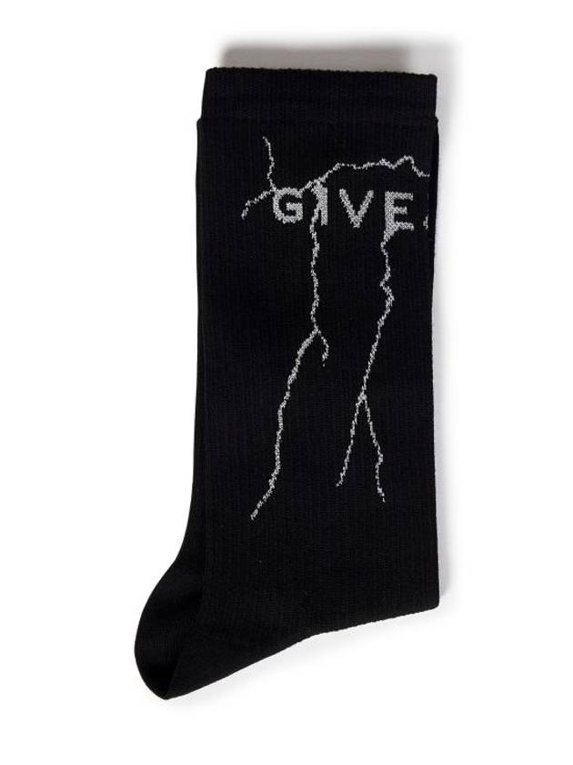 Logo Socks Black - GIVENCHY - BALAAN 3