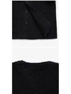 Mohair V-neck Relaxed Fit Wool Cardigan Black - OUR LEGACY - BALAAN 5